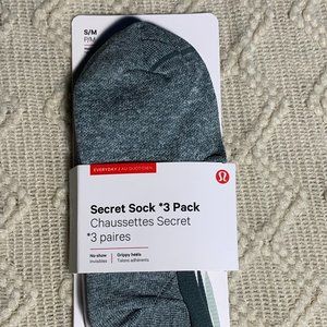 lululemon Secret Sock *3 Pack